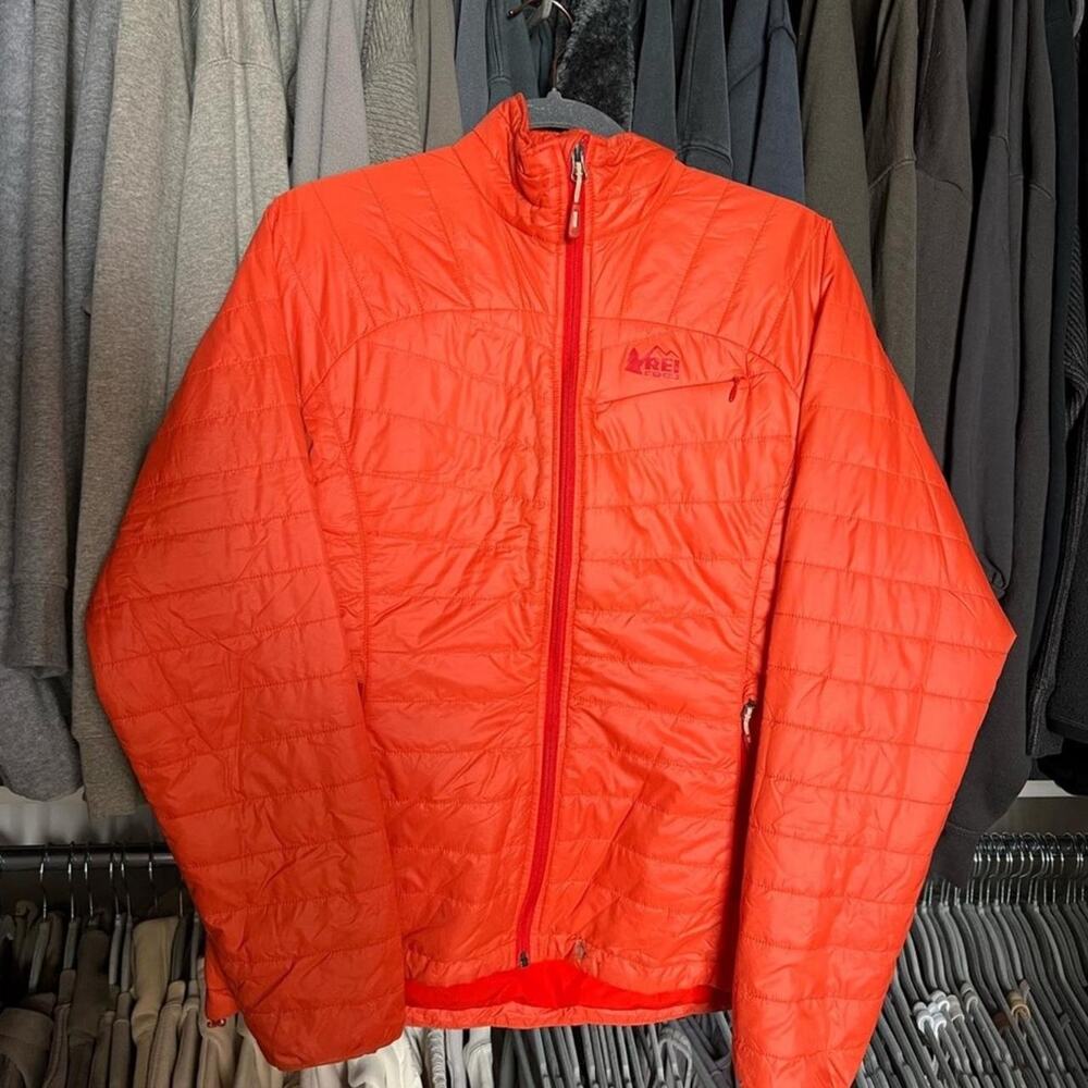 Rei orange quilted jacket originally